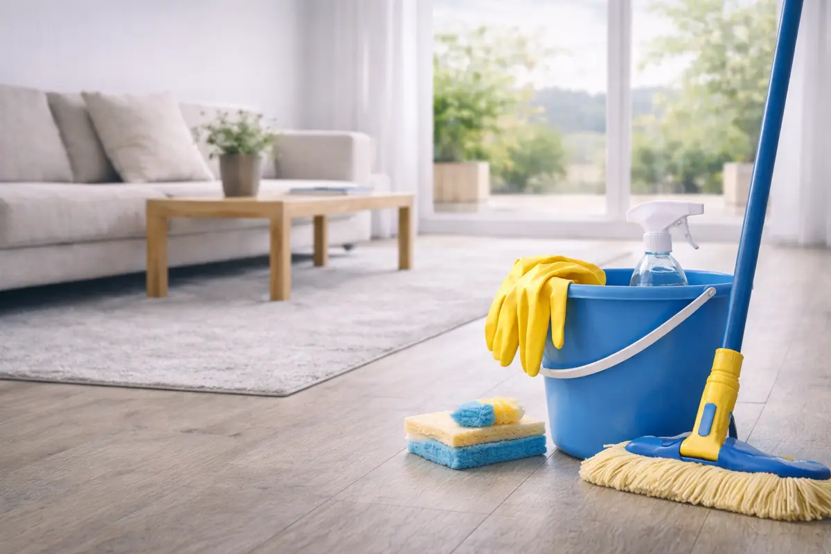 Úklid po přípravě nemovitosti